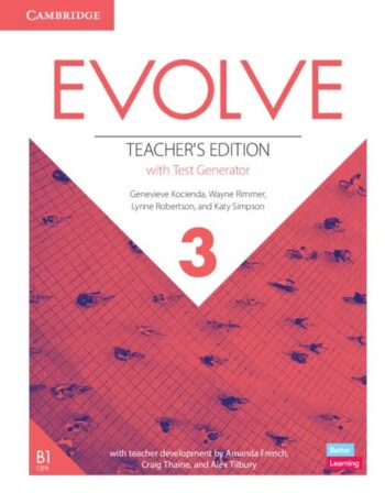 Evolve Level 3 Teacher s Edition